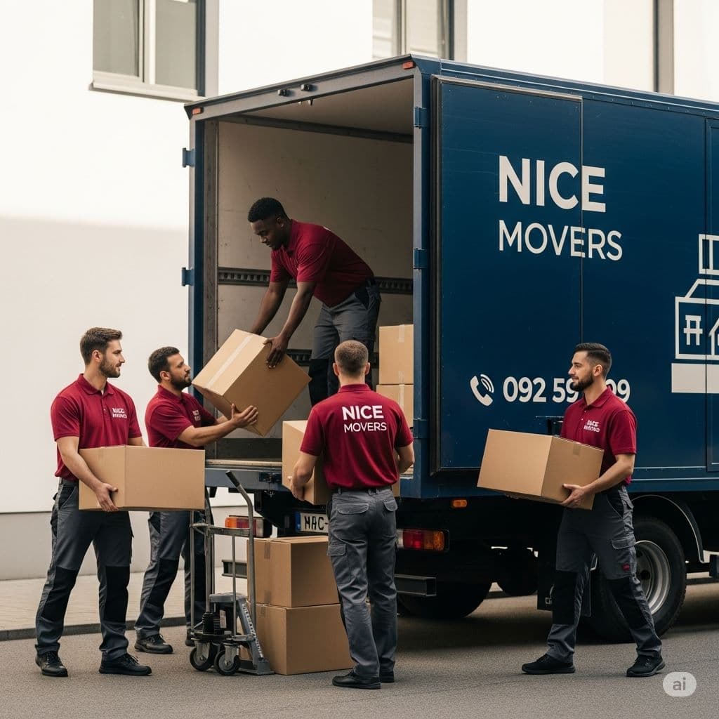 nice movers team at work in uae