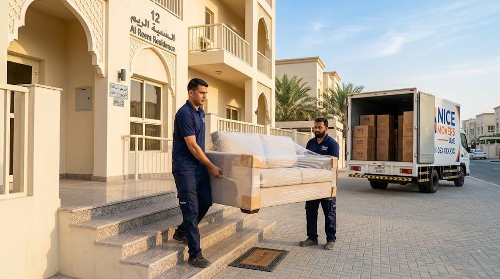 Nice Movers professional movers in Ajman – ISO certified moving company since 2015