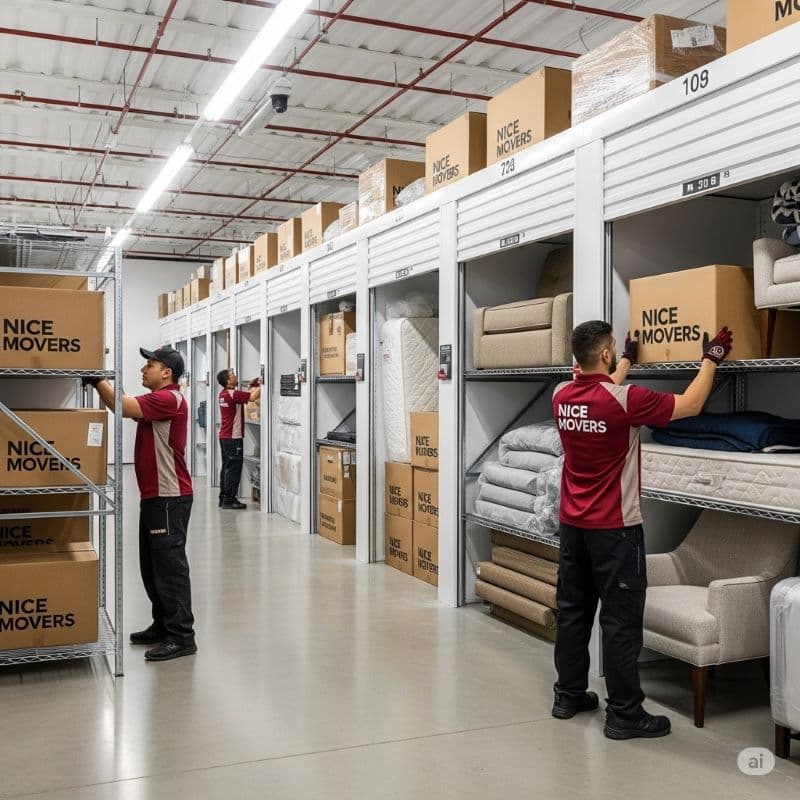 Climate-controlled storage facility in Dubai for short and long-term moving needs